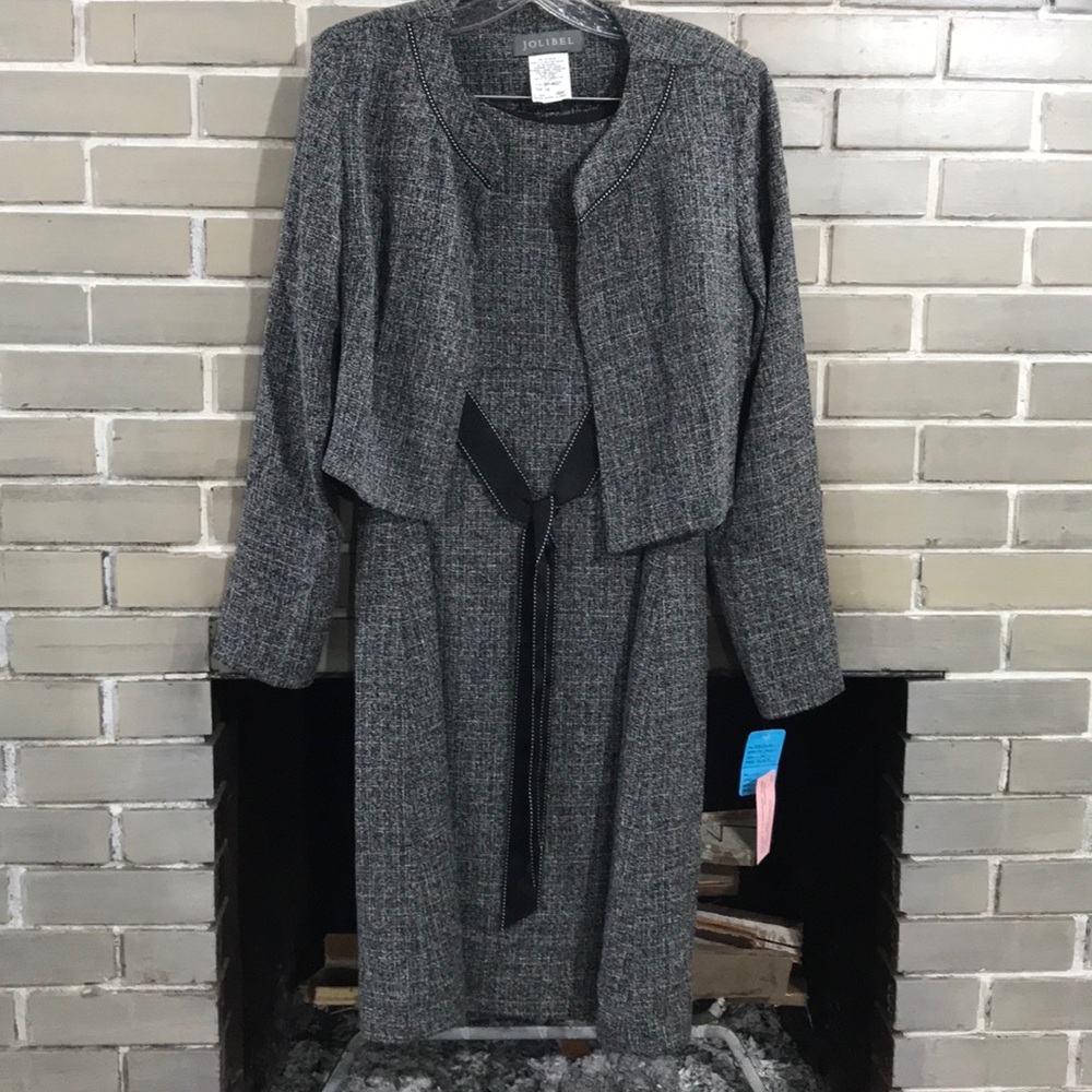 Jolibel sleeveless dress with jacket